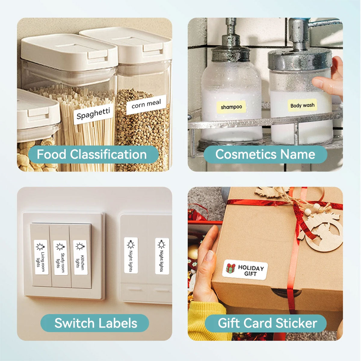 NiiMbot Hot Stamping White Label Paper 14*40mm 80pcs For B18
