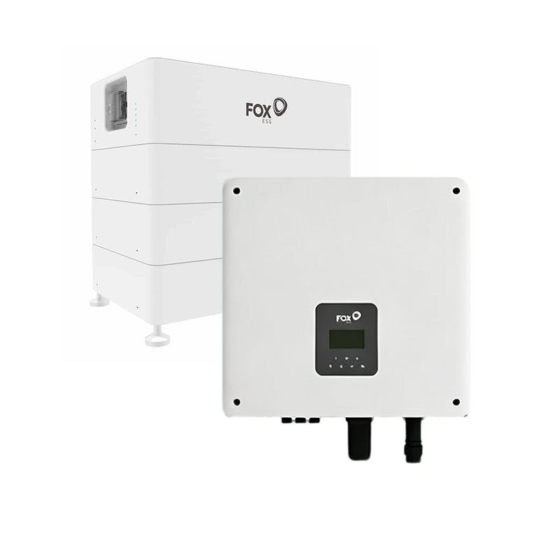 FoxESS 18.64kWh EQ4800 Energy Storage & 5kW Single Phase Hybrid Inverter (H1 5KW inverter)