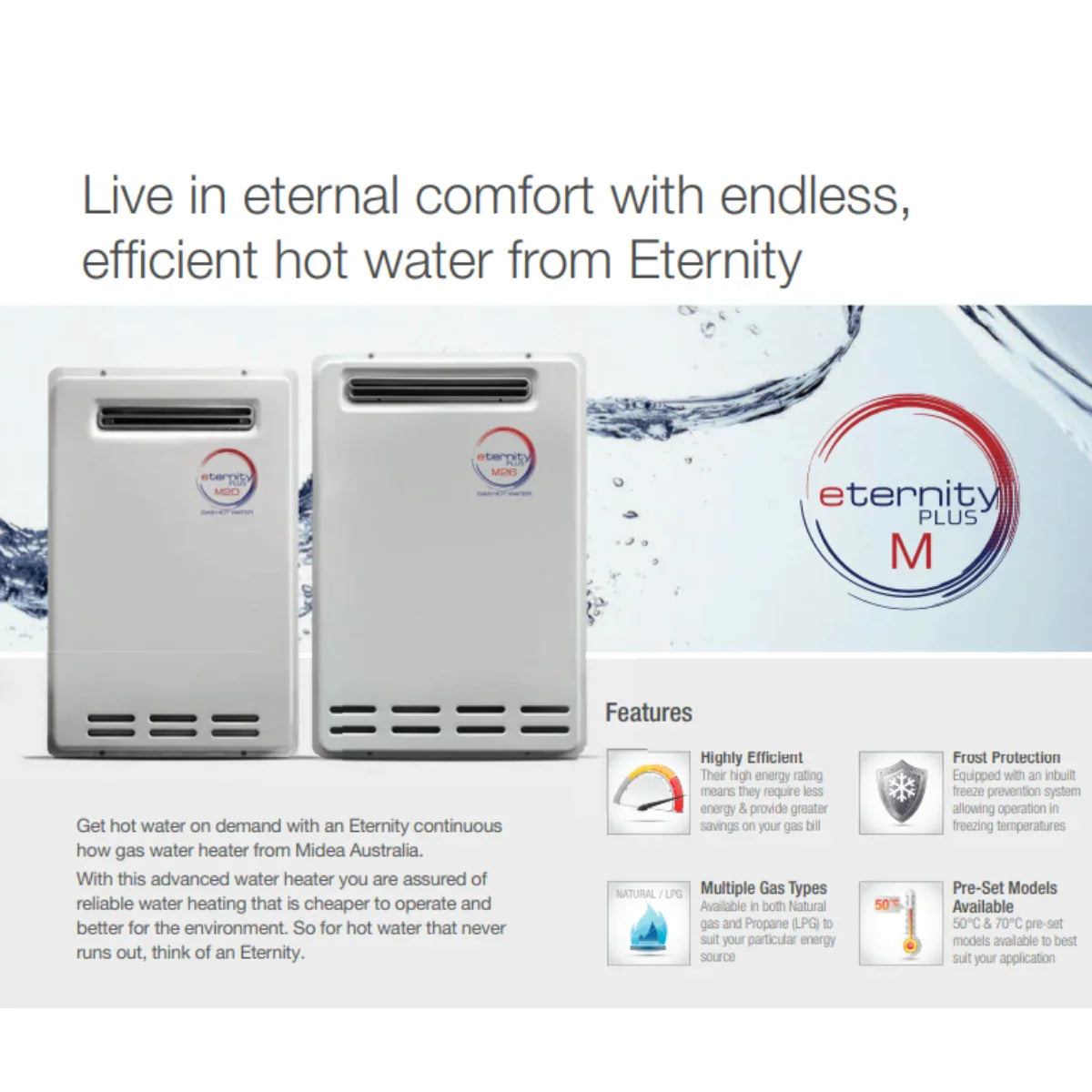 Midea Hot Water Heater White – Ople Appliances