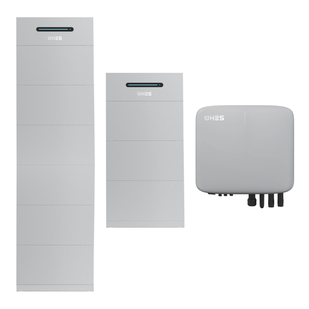 WHES 44.91kWh High Voltage LFP Battery & 10kW Three Phase Hybrid Inverter with CT(WH-THA103)