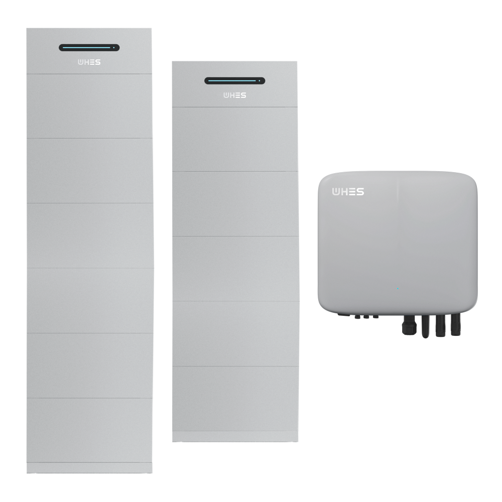 WHES 54.89kWh High Voltage LFP Battery & 10kW Three Phase Hybrid Inverter with CT(WH-THA103)