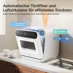 Midea 3 Place Setting Bench Top Mini Dishwasher
