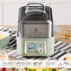 BUYDEEM 5L Electric One Touch Digital Multifunctional Food Steamer