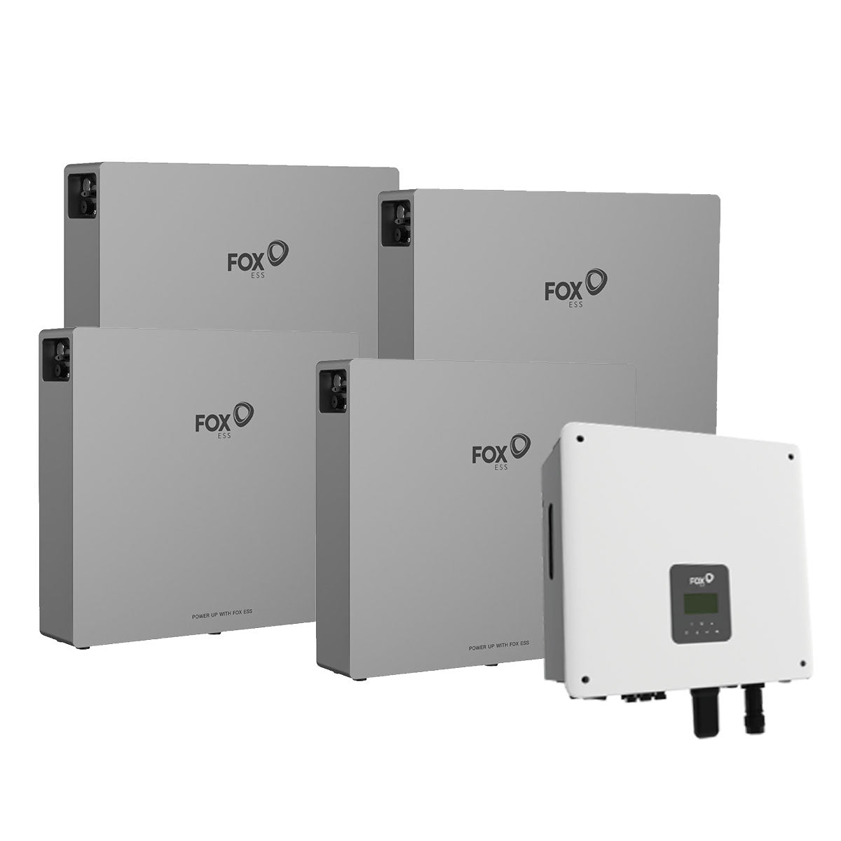 FoxESS 5kW Single Phase Hybrid Inverter (H1-5.0-E-G2 DC WIFI-CT AU) &  EP11 HV Energy Storage*4