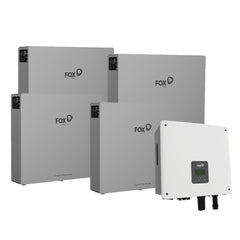 FoxESS 5kW Single Phase Hybrid Inverter (H1-5.0-E-G2 DC WIFI-CT AU) &  EP11 HV Energy Storage*4