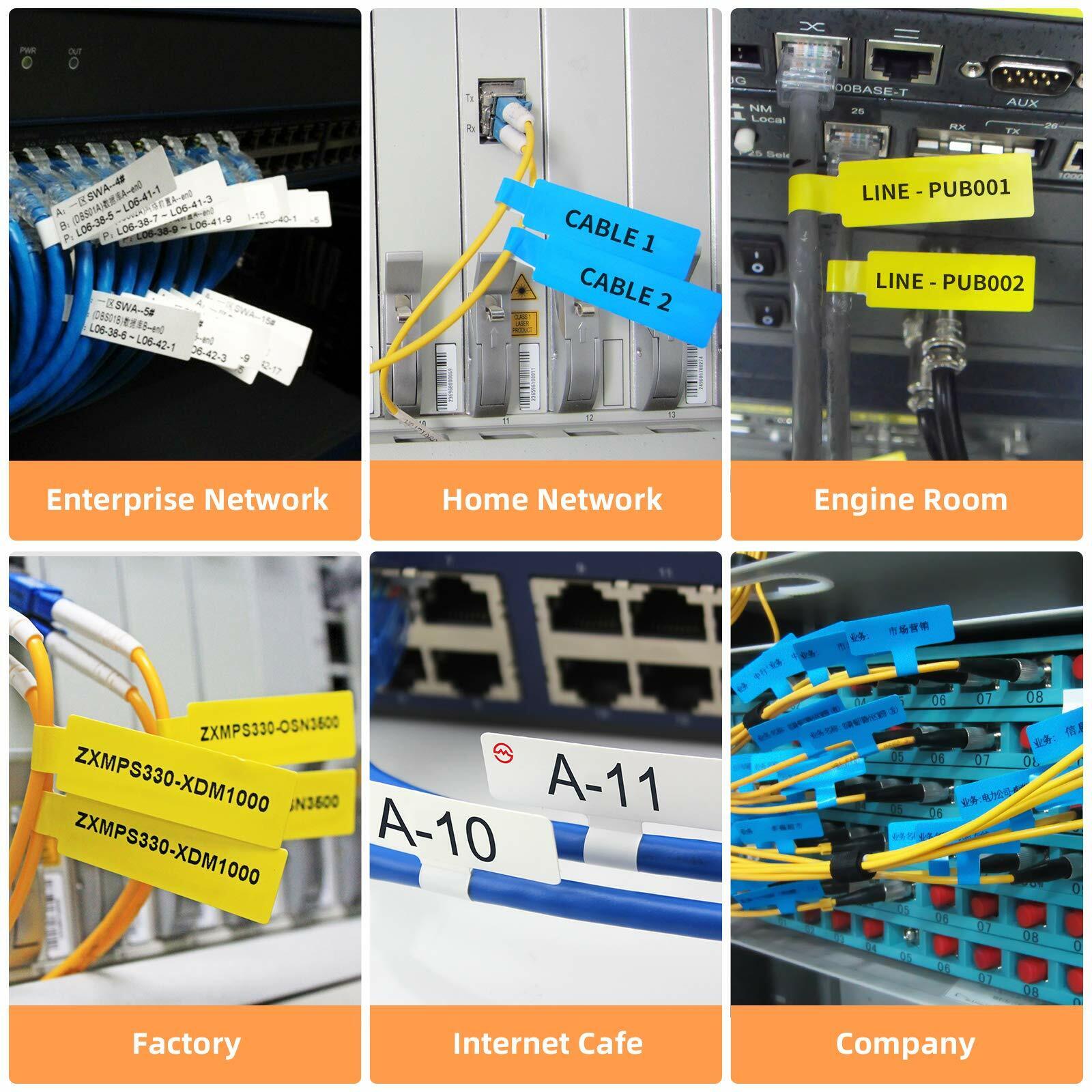 NIIMBOT 热敏标签电缆标签纸适用于 D11/D101/D110