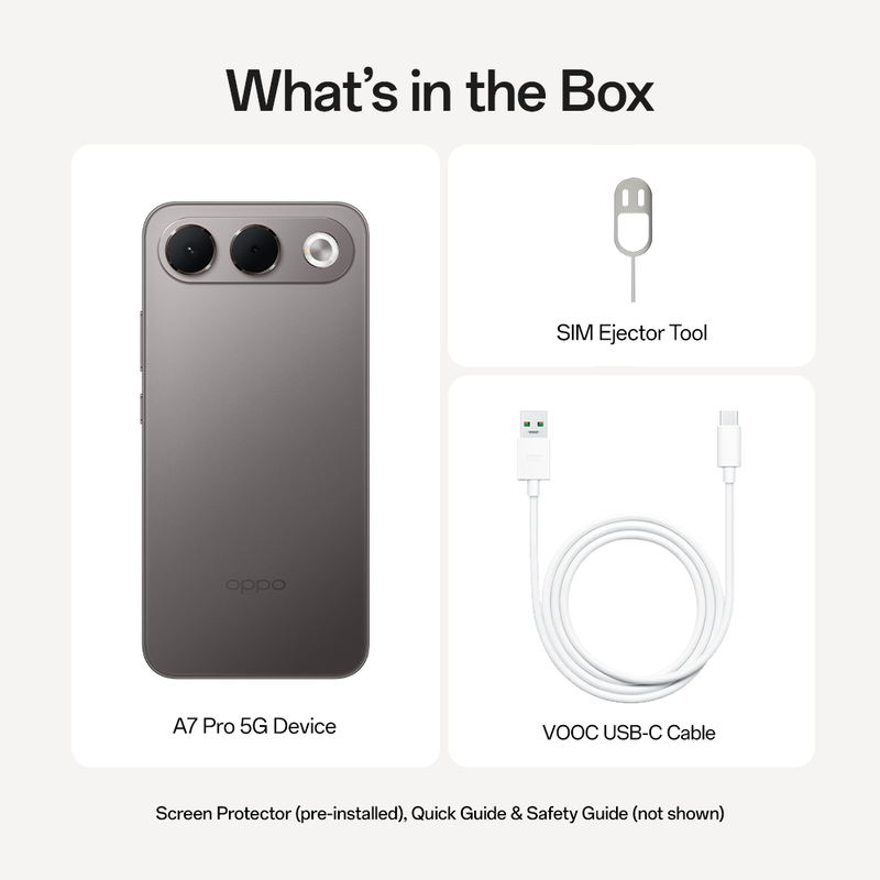 OPPO A7 Pro 5G 6GB+128GB Shine Titanium