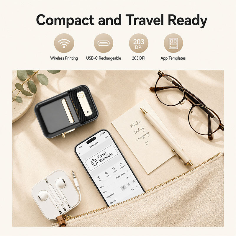 NIIMBOT B21 Portable Bluetooth Thermal Label Makers Inkless Label Printer