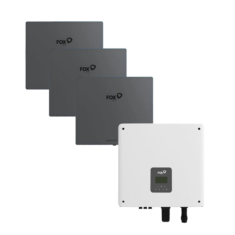FoxESS 20.72kWh EP11 Energy Storage & 5kW Single Phase Hybrid Inverter (H1-5.0-E-G2)
