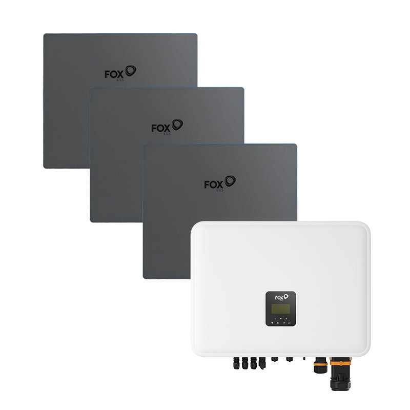 FoxESS 20.72kWh EP11 Energy Storage & 10kW Three Phase Hybrid Inverter (H3-10.0-Smart-6CTs)