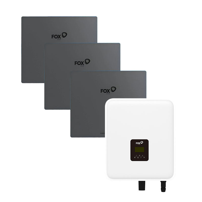 FoxESS 20.72kWh EP11 Energy Storage & 10kW Single Phase Hybrid Inverter (KH10-2CTs)