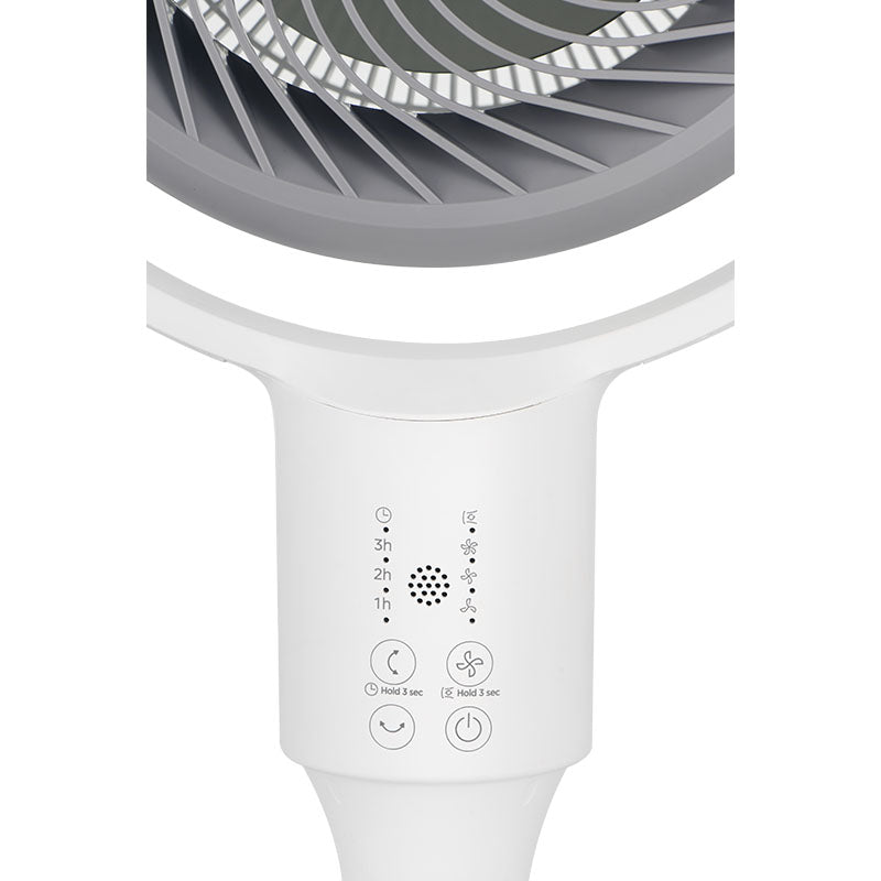 Midea Turbo Air Circulation Fan with Remote & Dual Oscillation 4 Speed White