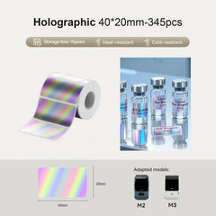 Niimbot Hologram Thermal Transfer Labels 40*20mm 345pcs for M2_H/M3