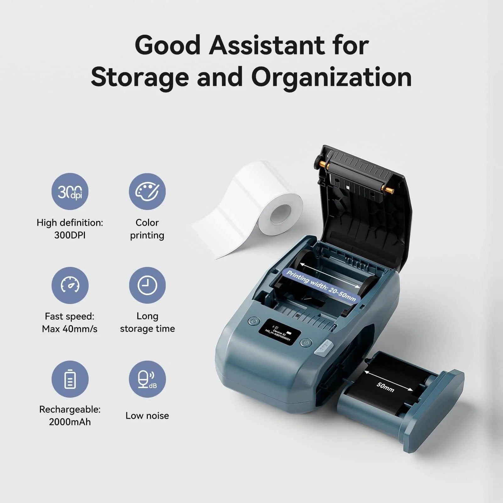 Niimbot M2_H Thermal Transfer Label Printer for Office & Outdoor Use