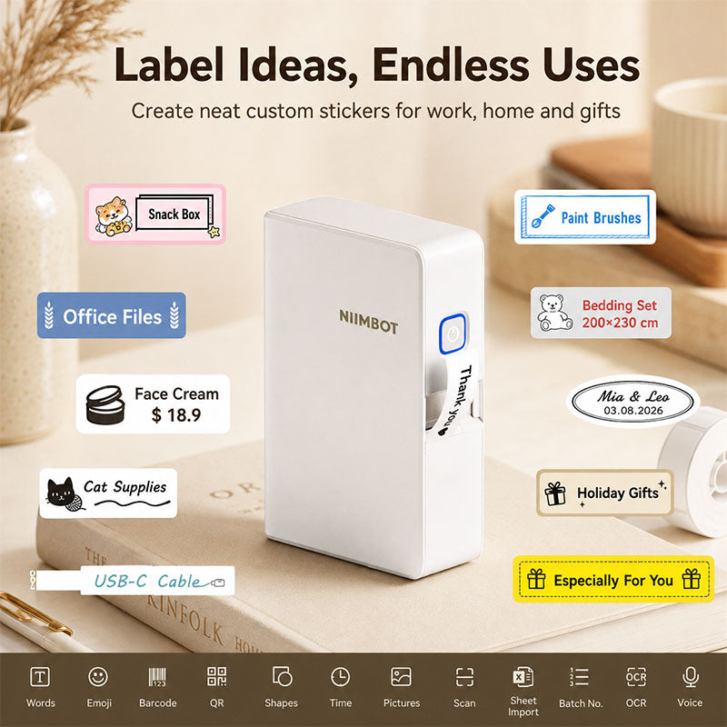 NIIMBOT N1 Portable Bluetooth Label Printer