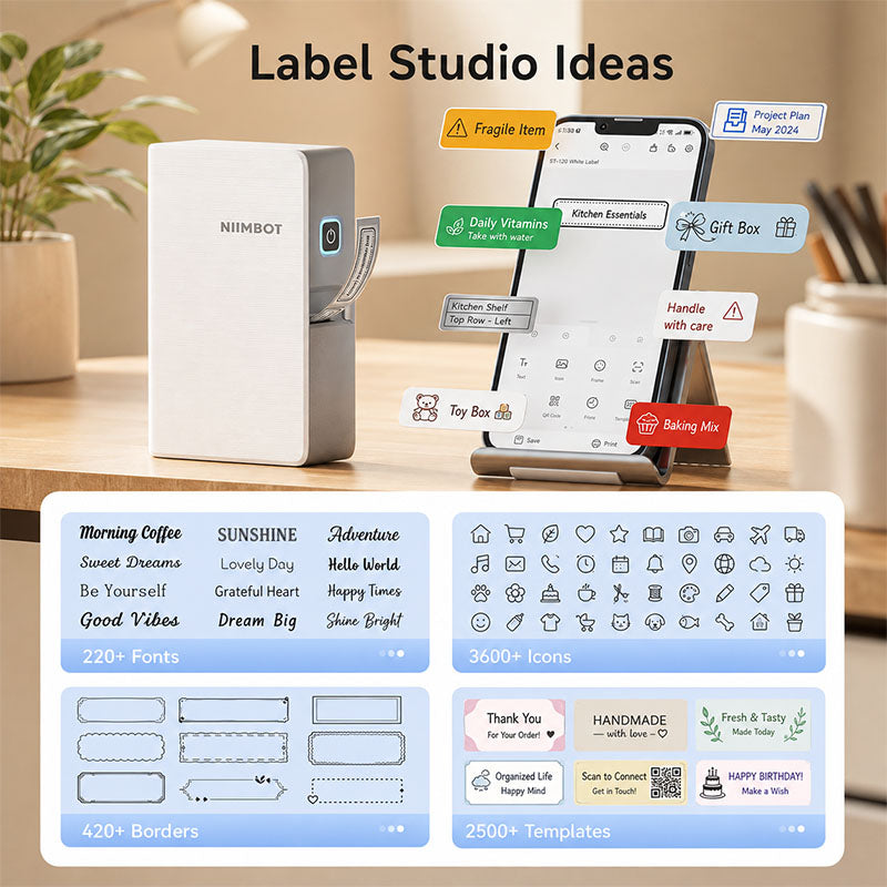 NIIMBOT N1 Portable Bluetooth Label Printer