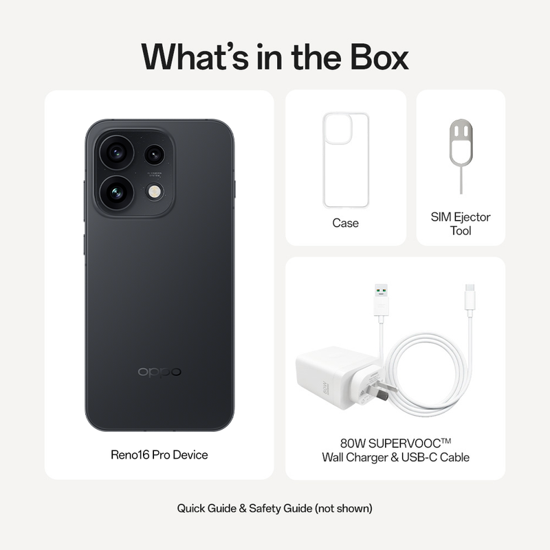 OPPO Reno16 Pro 5G 12GB+512GB Starlight Black
