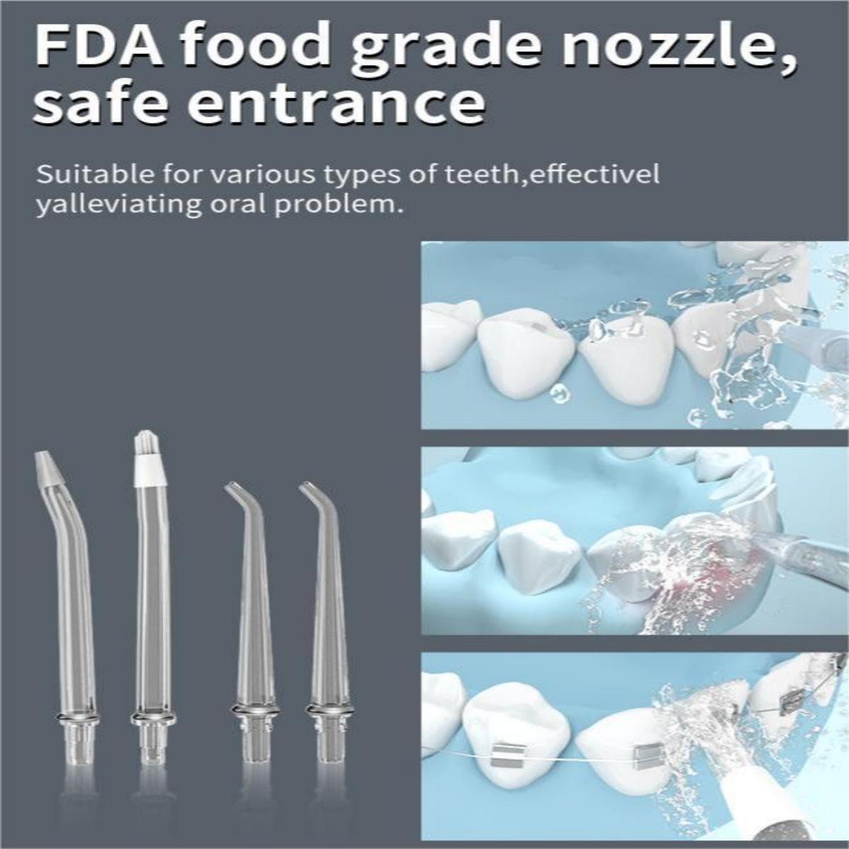 General Water Flosser Nozzle for H100/H200/H300 2 Units Pack