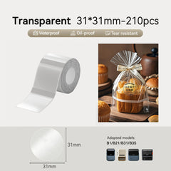 Niimbot B21/B3S/B1/B31 Label - Transparent