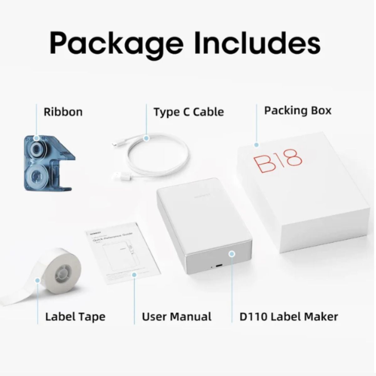 NIIMBOT N1 Portable Bluetooth Label Printer
