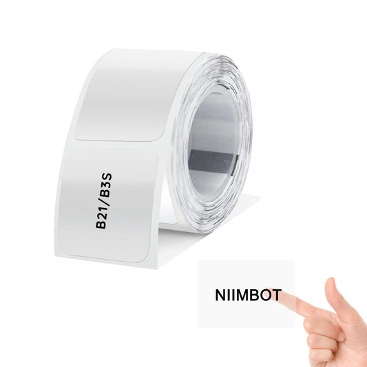 Niimbot Transparent Label Printing Paper Waterproof Label Sticker 40*30mm 230pcs For B21/B3S 1200