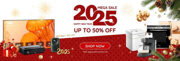 New Year mega sale up to 50% off gift idea