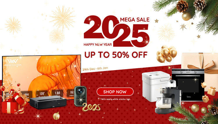 New Year mega sale up to 50% off gift idea