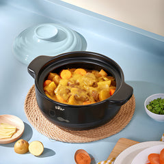 Bear Heat Resistant Spodumene Ceramic Cooking Casserole 3.5L