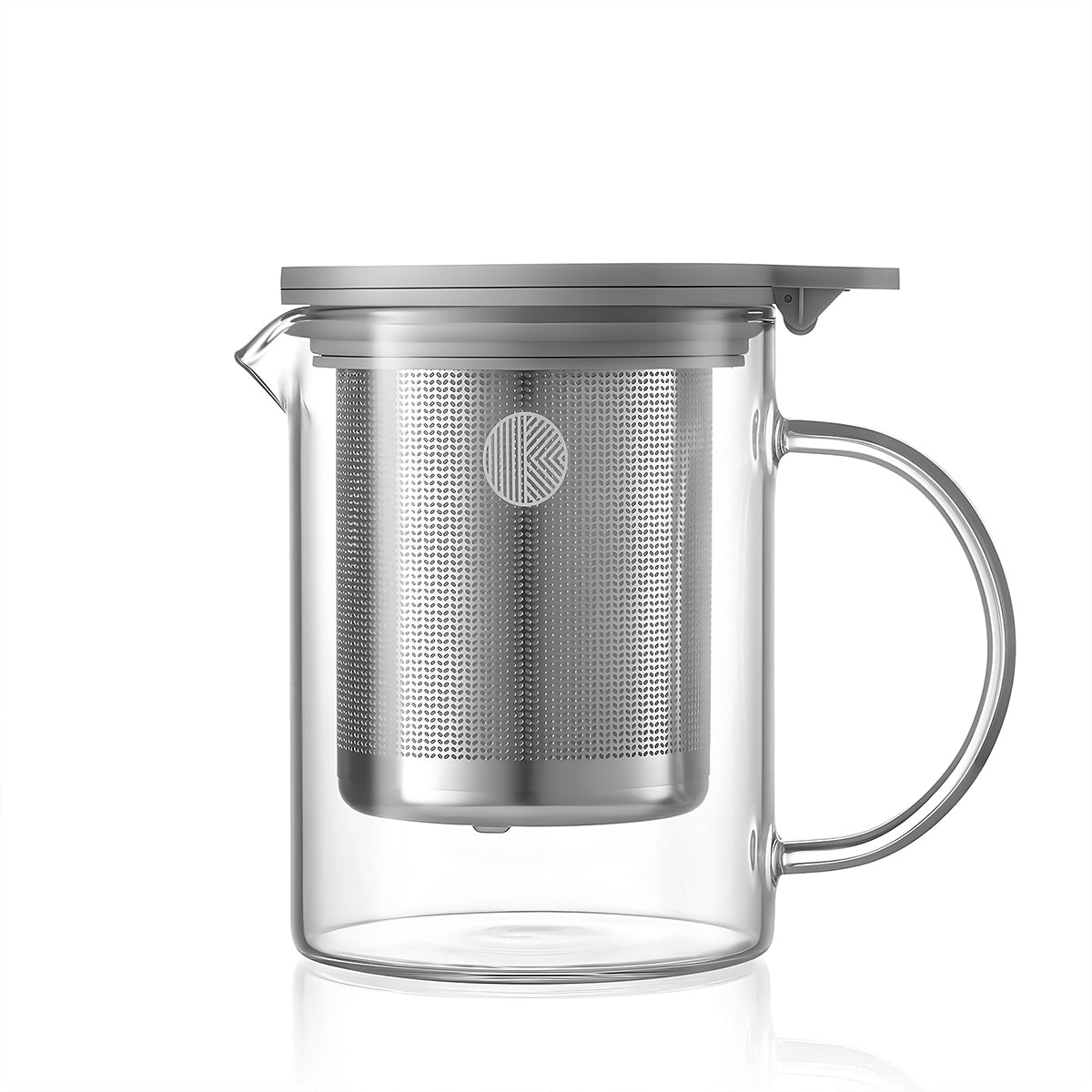 Buydeem Tea Pot Glass With Bracket 500ml