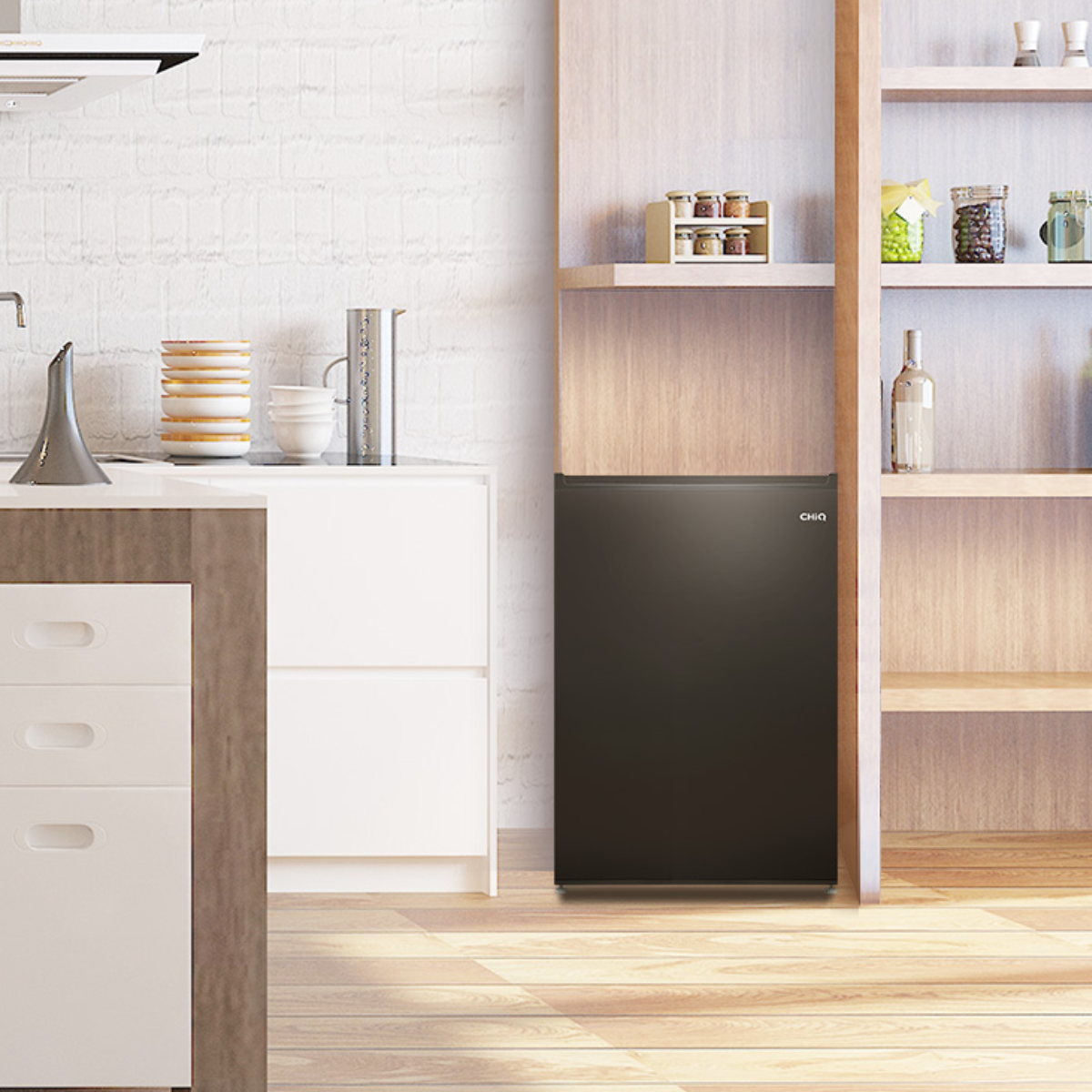 CHiQ Single Door Bar Fridge CSR089DB