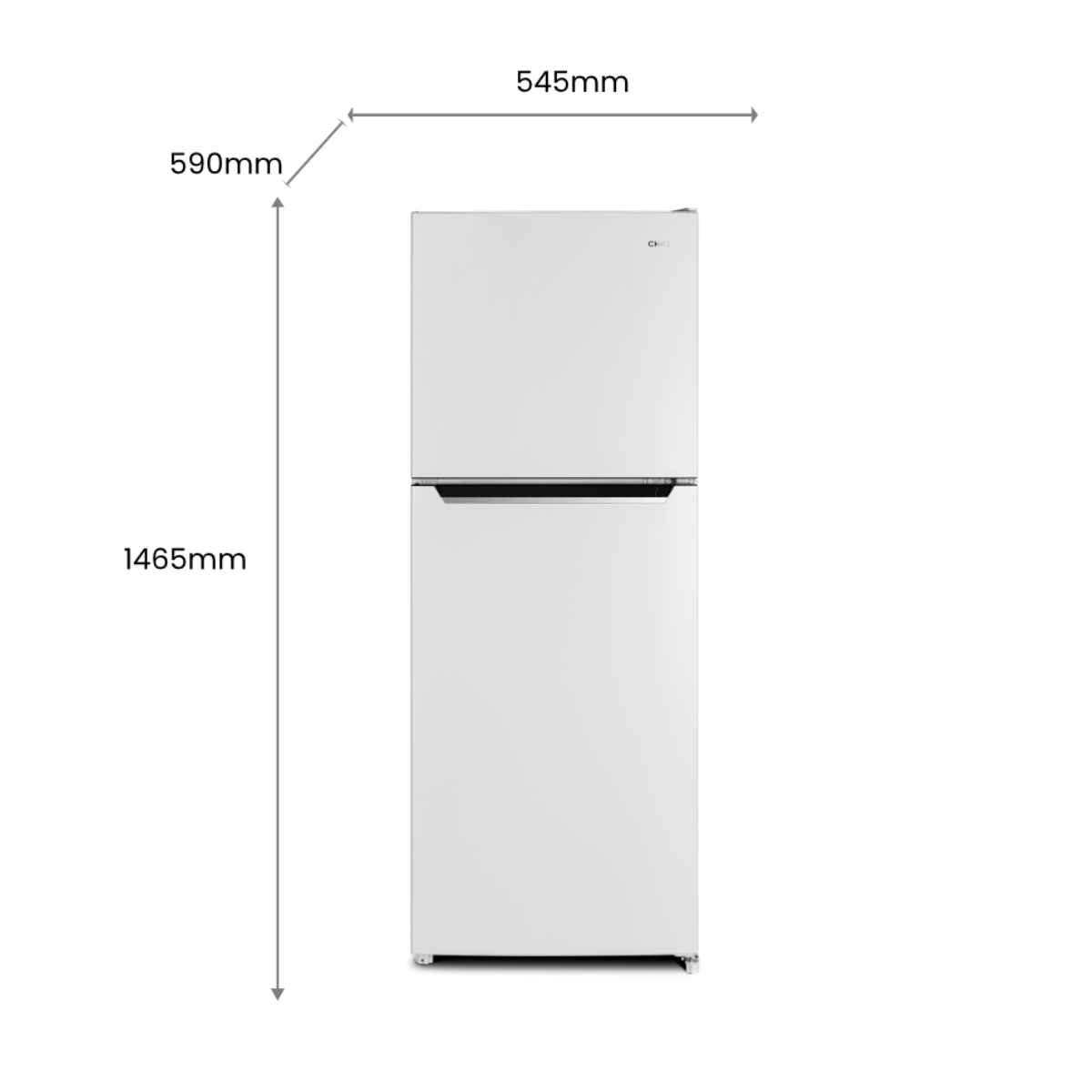 CHiQ 202L Frost Free Top Mount Fridge CTM202NW