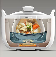 Sectional view of Porcelain Slow Cooker