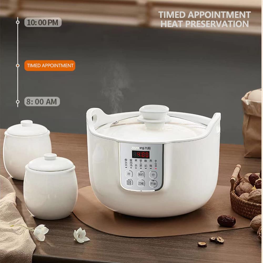 time appointment and heat preservation of Porcelain Slow Cooker