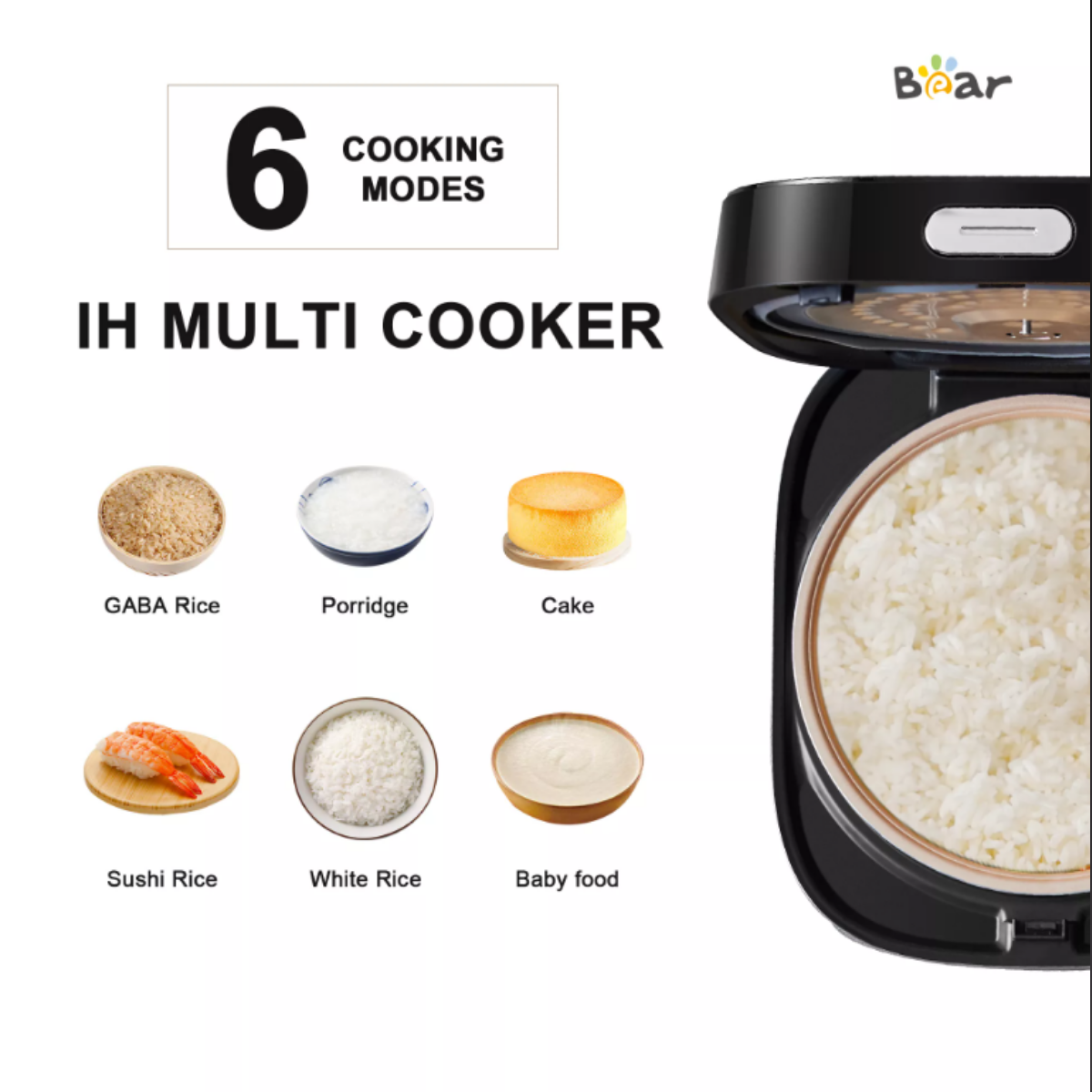 BEAR 4 Litre IH 3D Rice Cooker