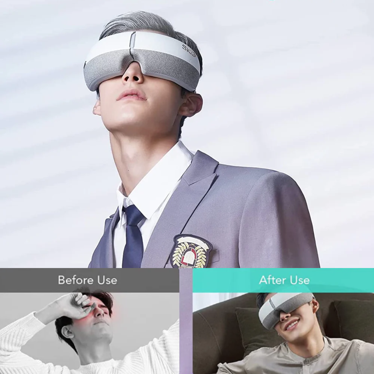 SKG E3 Eye Massager With Heat For Migraines