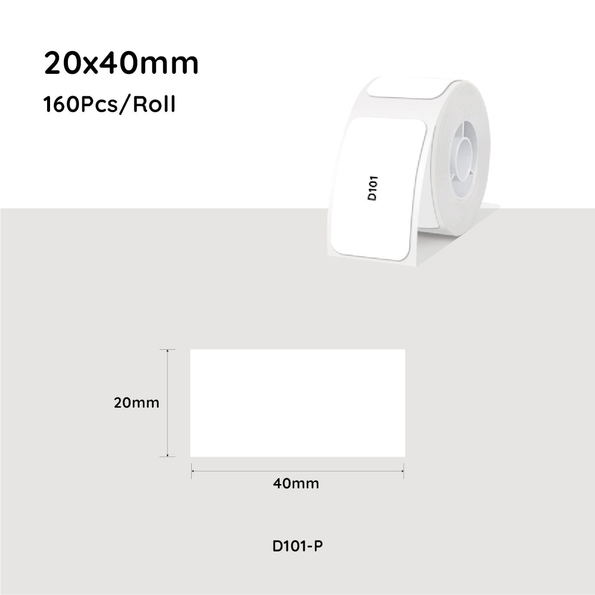 NiiMbot Thermal Label Paper Waterproof For D101