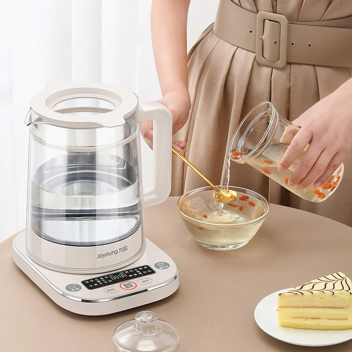 electric tea kettle glass