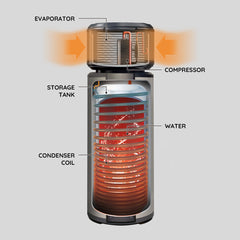 Midea 170L Hot Water Heat Pump