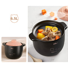 Bear Heat Resistant Spodumene Ceramic Cooking Casserole 6.5L
