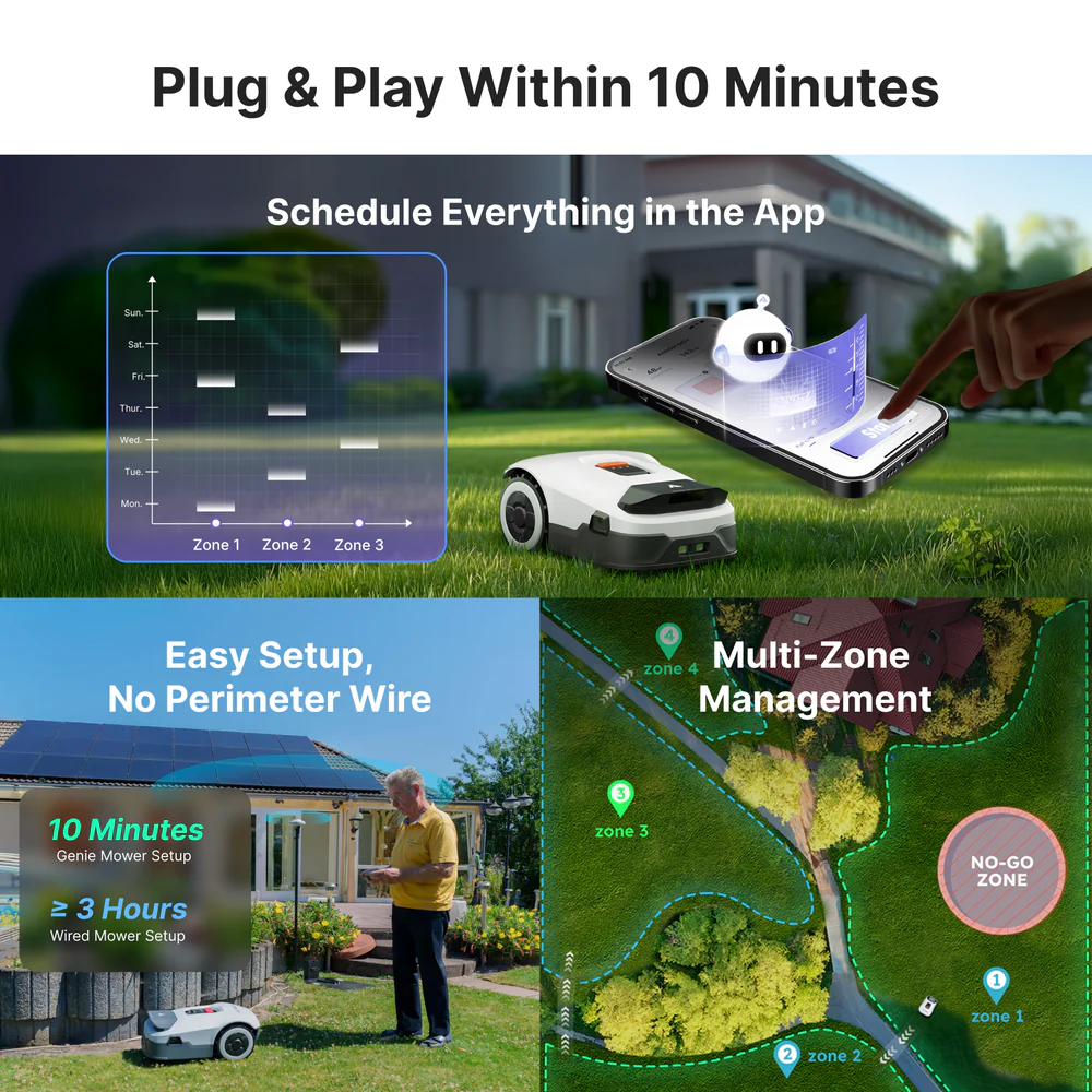 ANTHBOT Genie 3000 Robot Lawn Mower