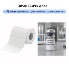 Niimbot White Thermal Transfer Labels 40*20mm 325pcs for M2_H/M3