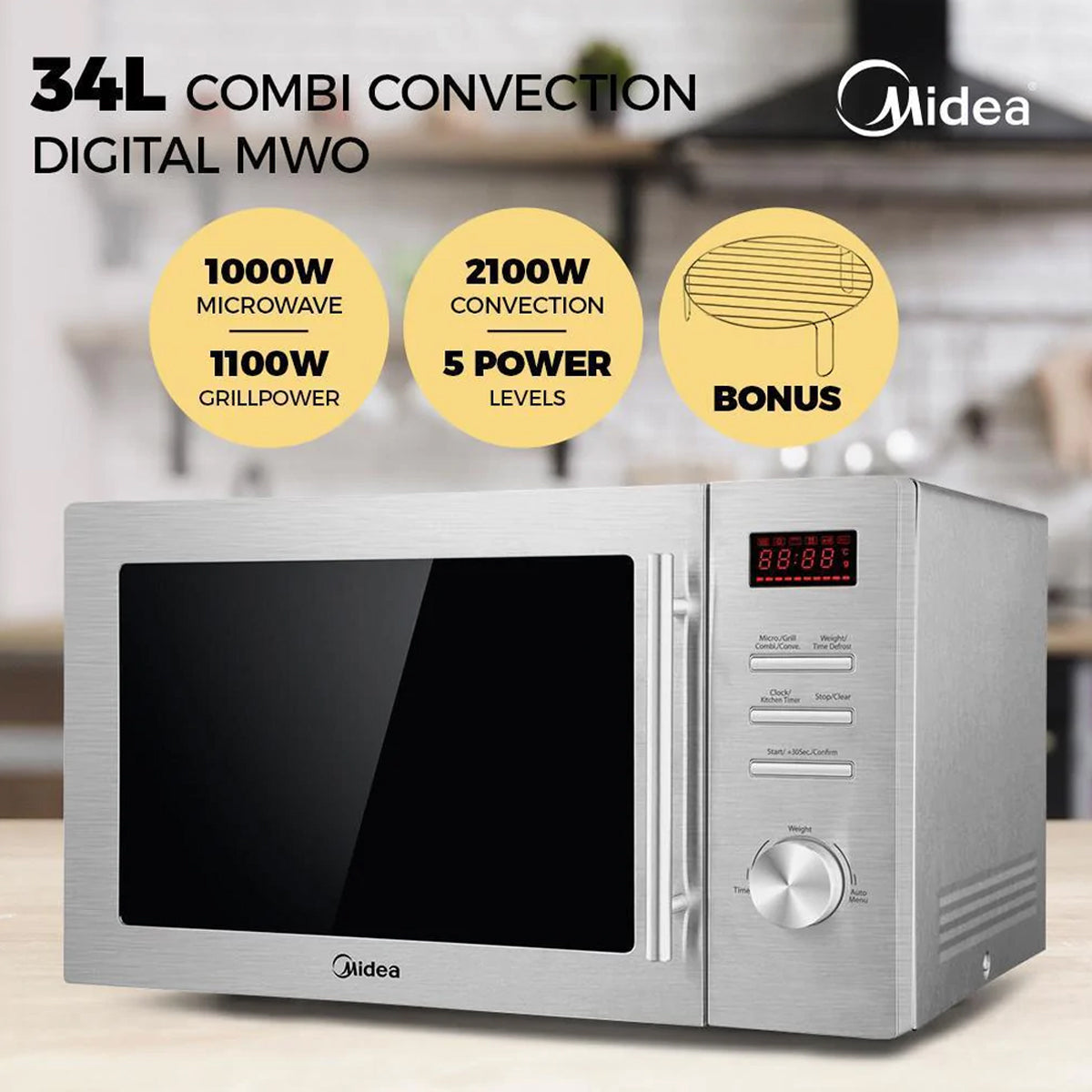 Midea 34L Combi Convection Digital Microwave