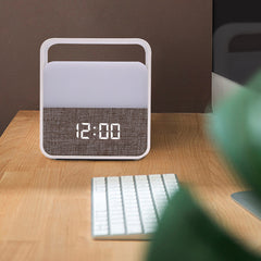 Midea Night Light Alarm Clock White
