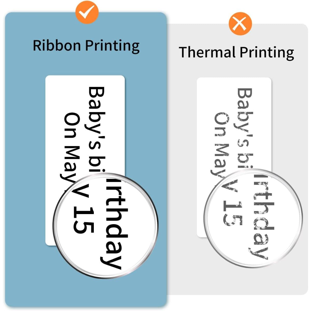 NIIMBOT B18 Hot Stamping White Label Paper