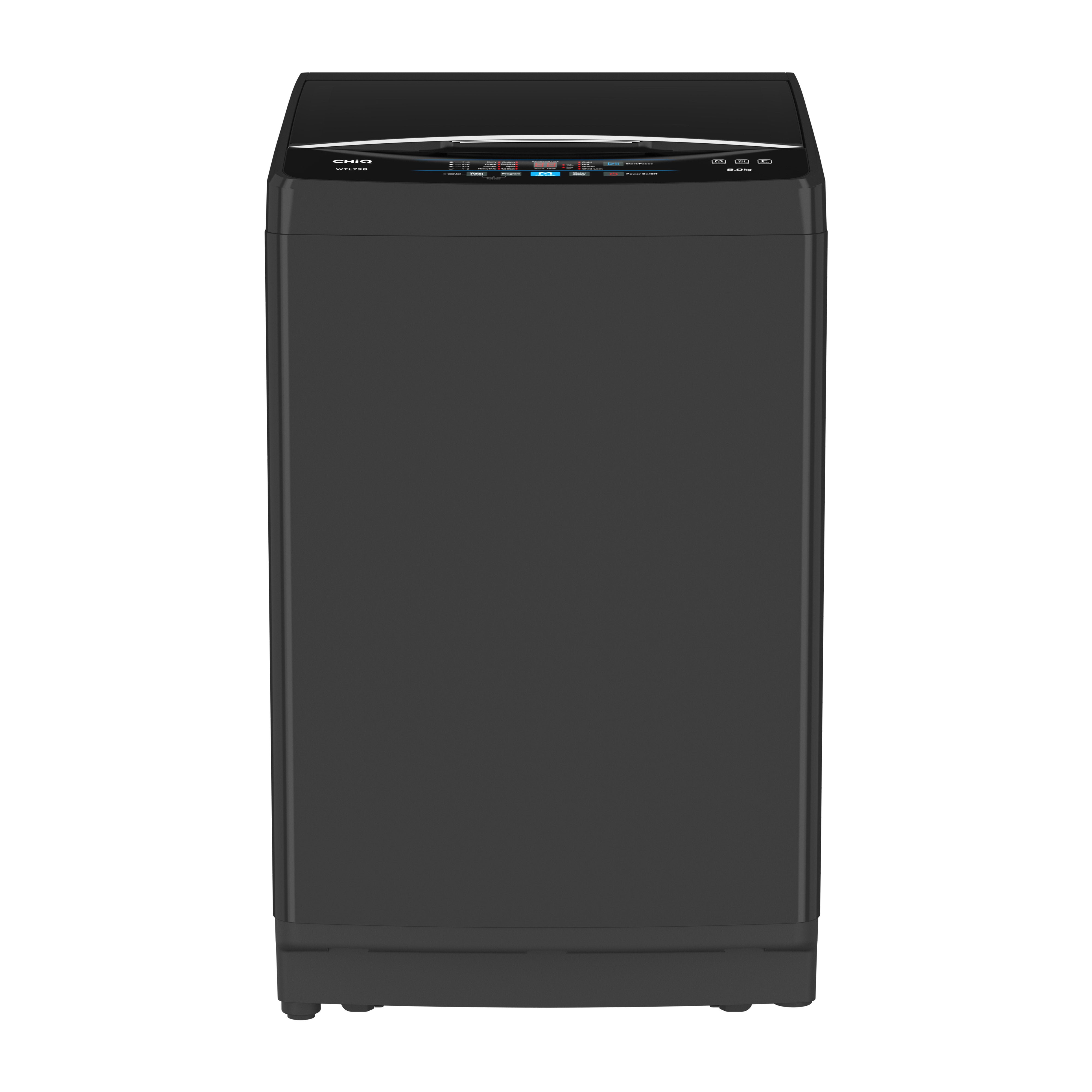 CHiQ 8kg Top Load Washer Black