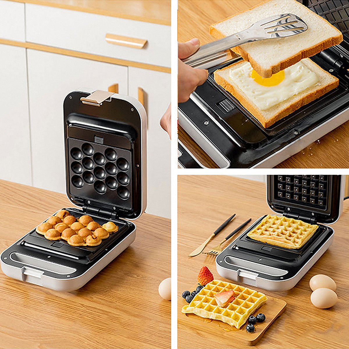 Sandwich Toaster Waffle Maker 3 In 1