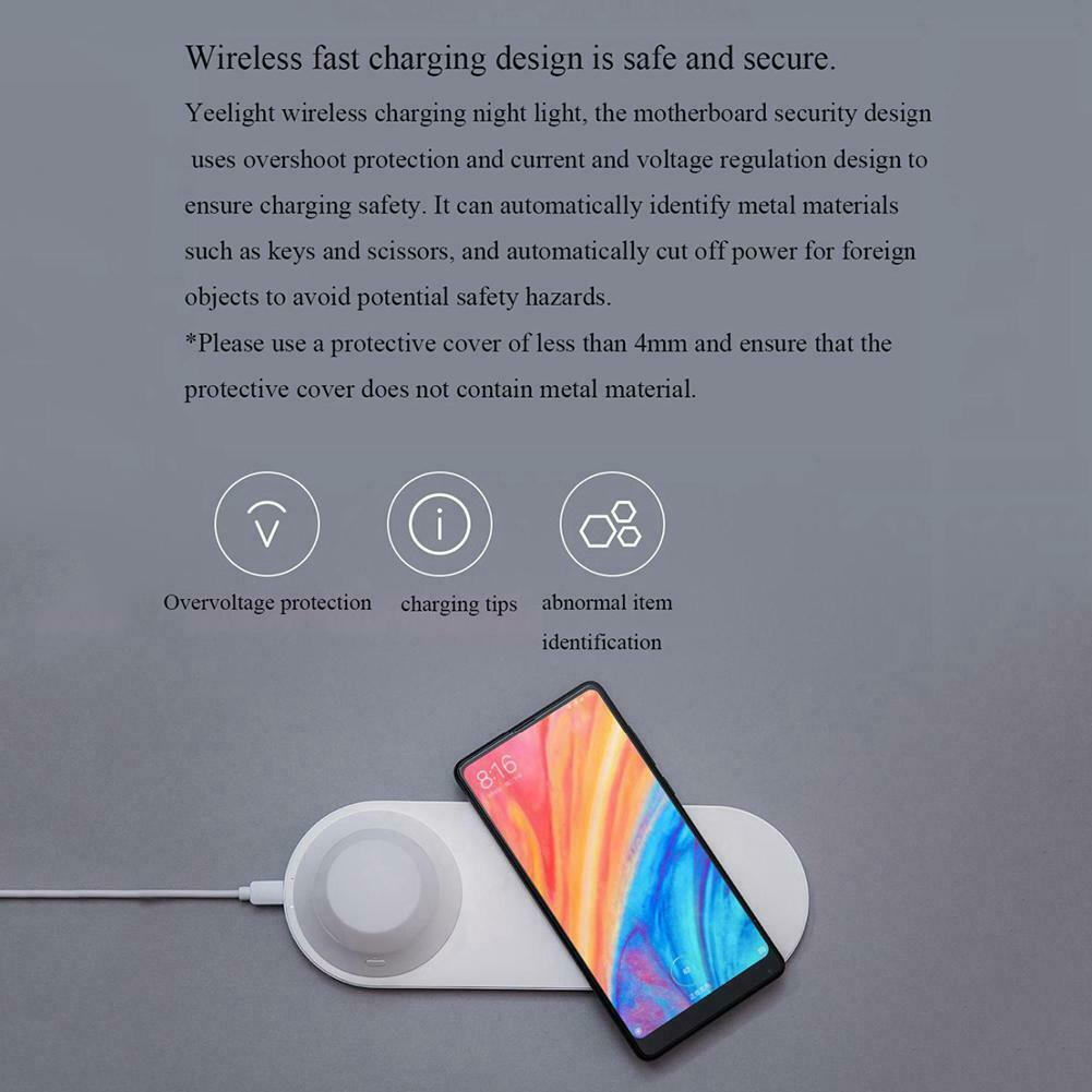 YEELIGHT Wireless Fast Charger and LED Nightlight - Ople Appliances